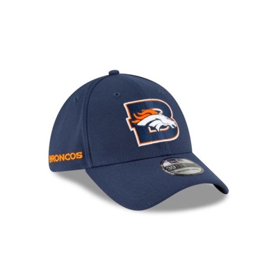 Denver Broncos Gorra | New Era NFL Logo Mix 39thirty Stretch Fit Cap Mexico - Naranjas